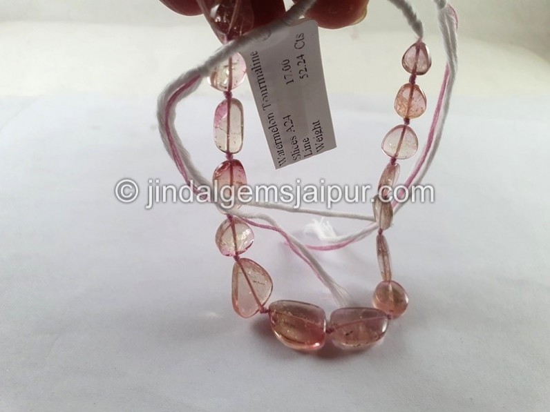 Watermelon Tourmaline Smooth Slices