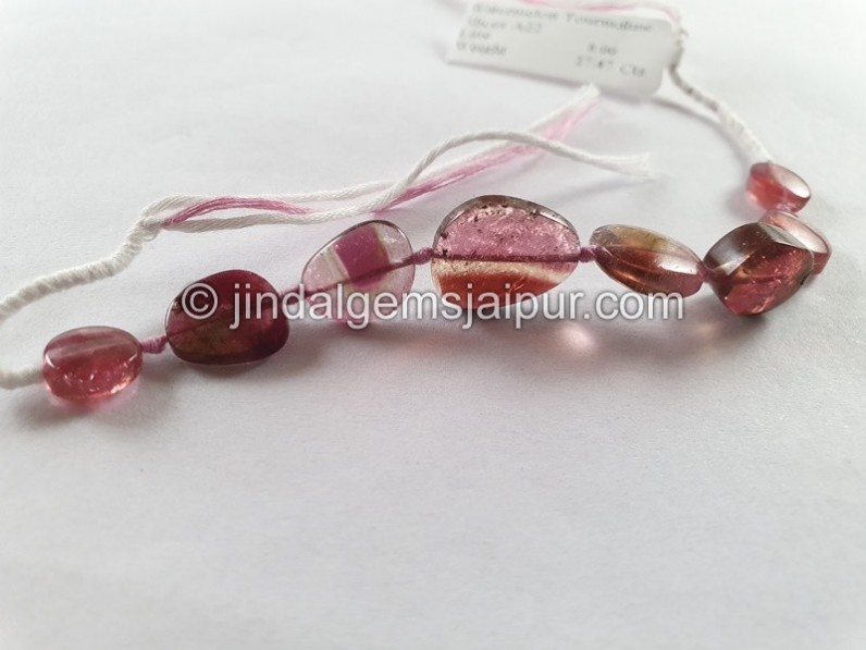 Watermelon Tourmaline Smooth Slices