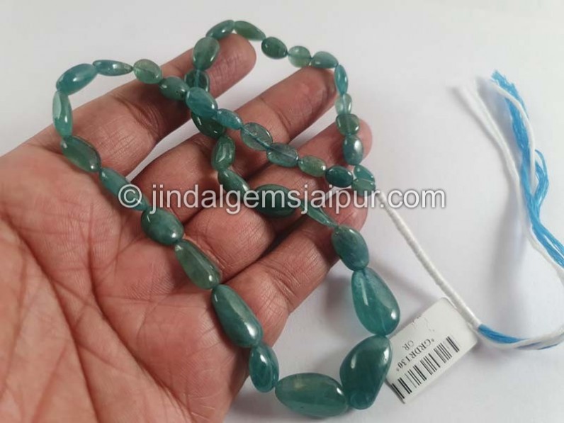 Paraiba Blue Grandidierite Smooth Nugget Beads