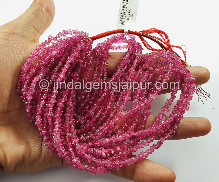 Ruby Smooth Chips Shape Beads