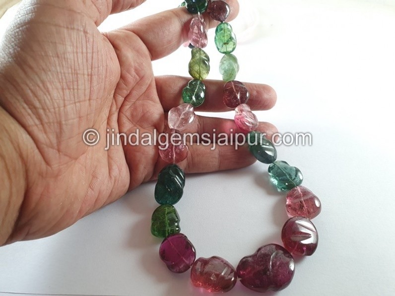 Tourmaline Smooth Irregular Nugget Beads