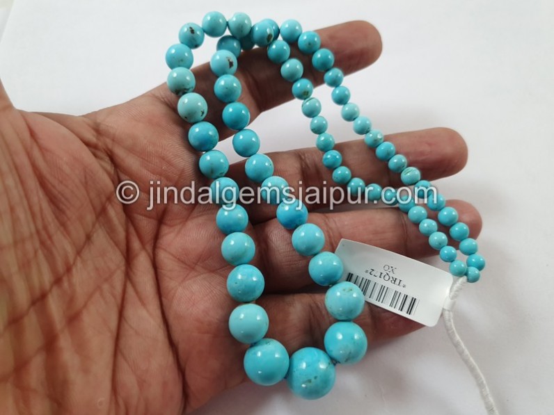 Turquoise Smooth Round Shape Ball Beads