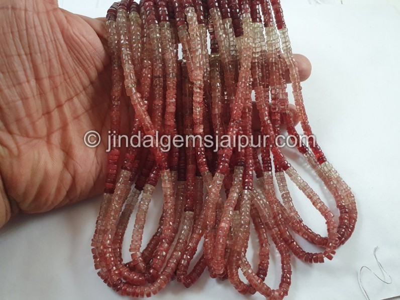 Andesine Labradorite Smooth Tyre Beads