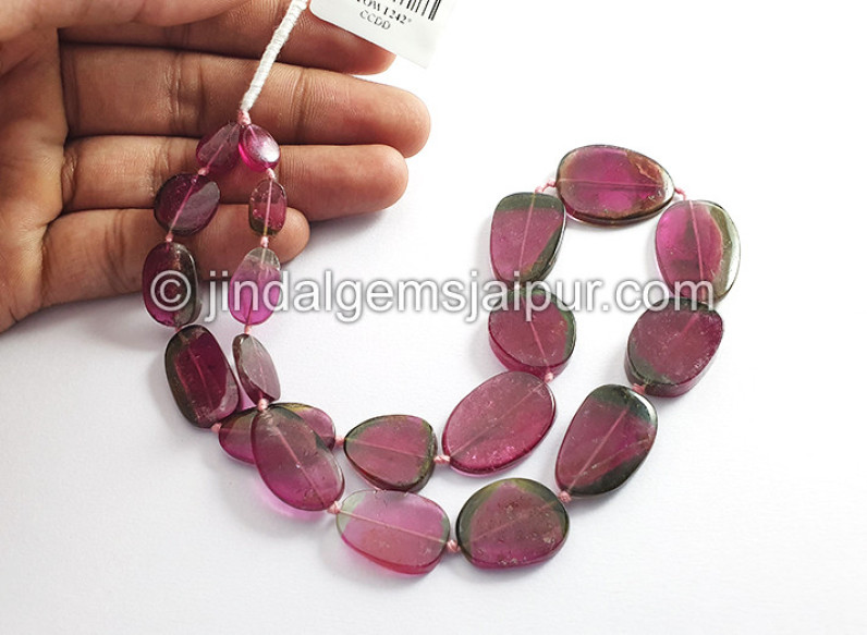 Watermelon Tourmaline Smooth Slices