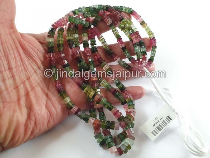 Tourmaline Step Cut Bolt Beads