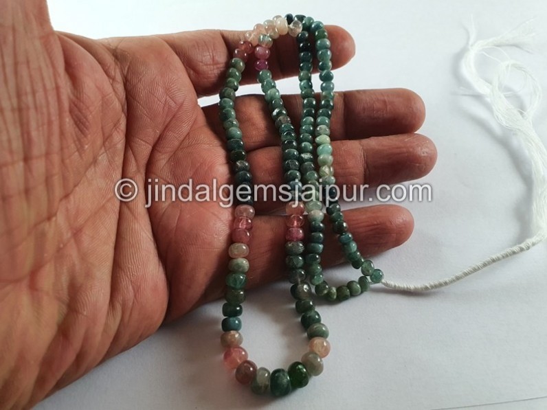 Tourmaline Smooth Roundelle Beads