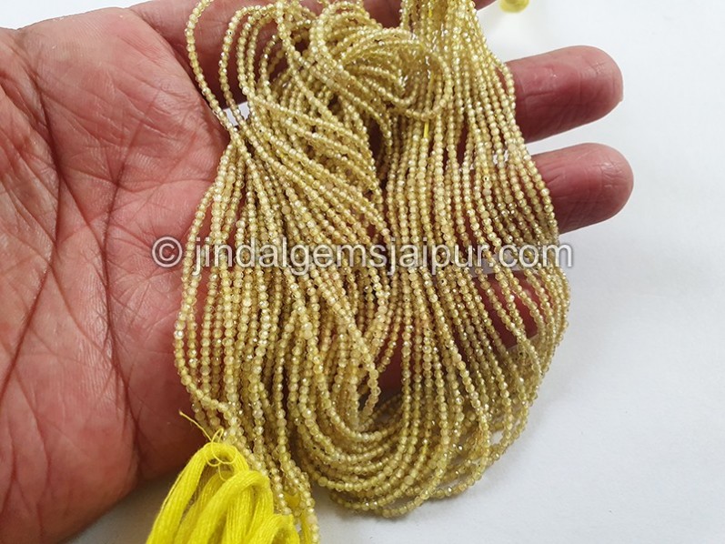 Yellow Sapphire Micro cut Beads -- SPPH143
