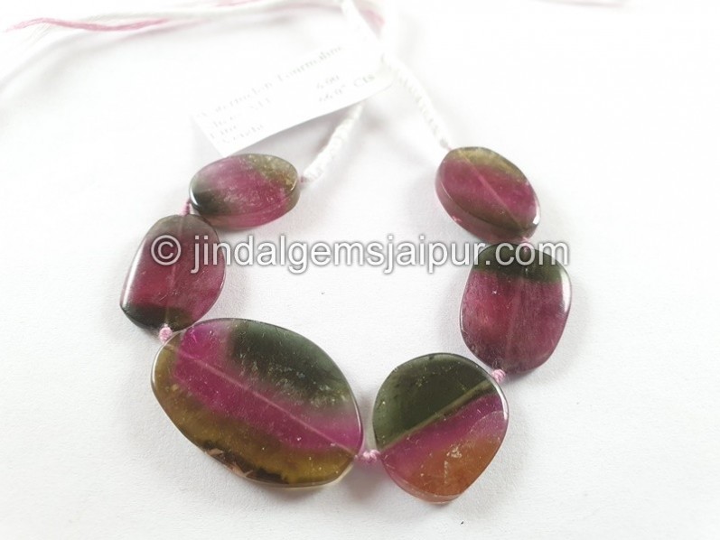 Watermelon Tourmaline Smooth Slices