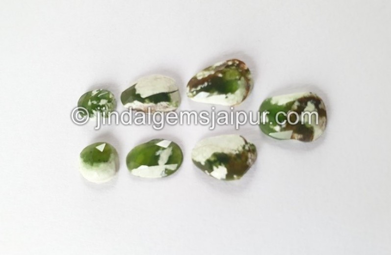 Chrome Chalcedony Rose Cut Slices