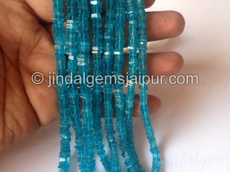 Neon Blue Apetite Plain Heishi Square