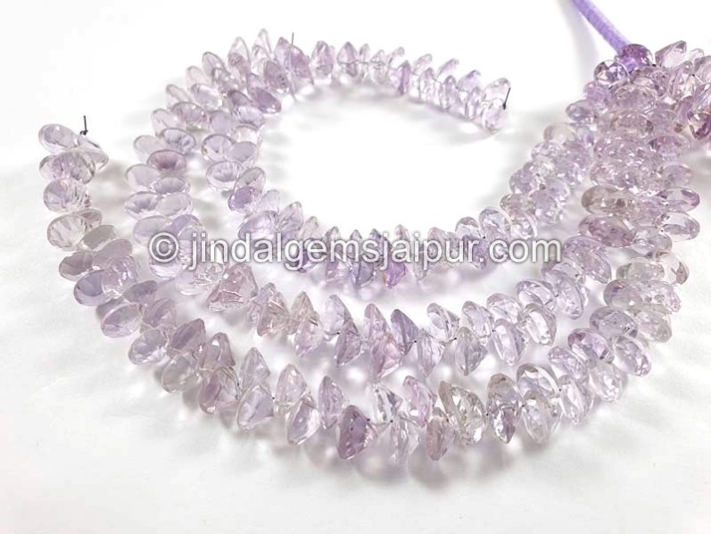 Pink Amethyst Cut Round Big Shape Beads