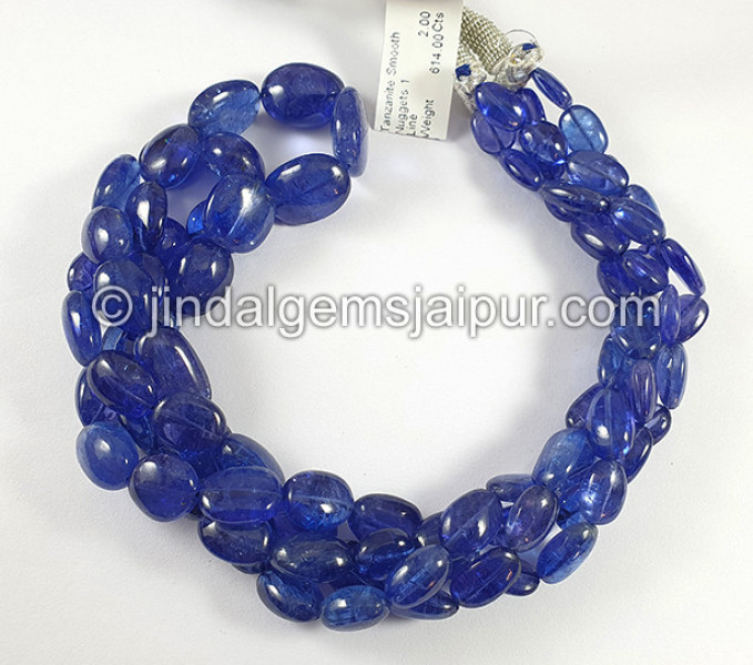 Tanzanite Smooth Nuggests Shape Beads