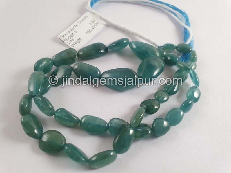 Paraiba Blue Grandidierite Smooth Nugget Beads