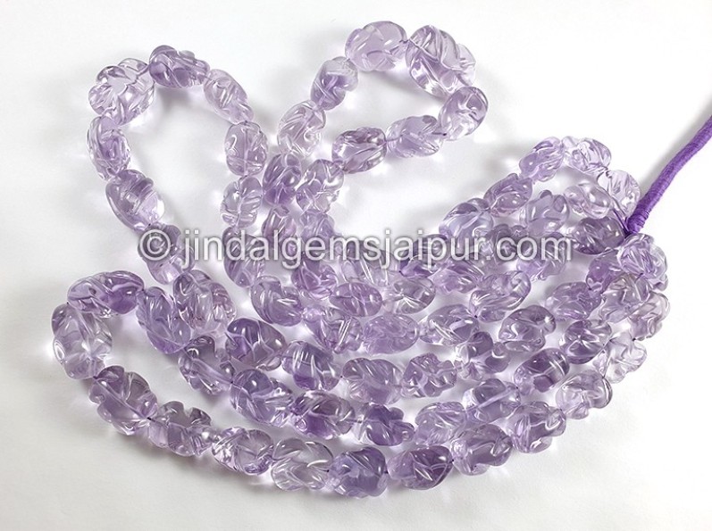 Pink Amethyst Smooth Irregular Mughal Nuggets Beads