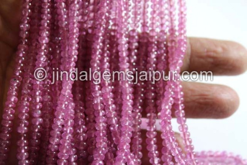 Pink Sapphire Smooth Roundelle