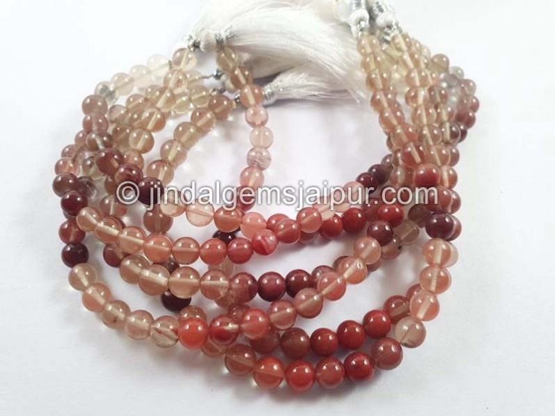 Andesine Labradorite Smooth Round Beads