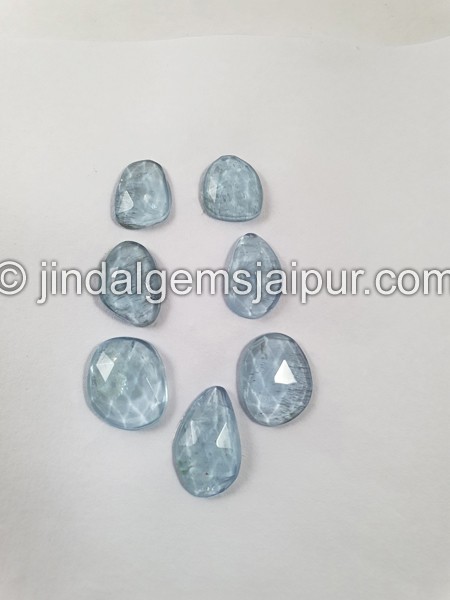 Aquamarine Rose Cut Slices