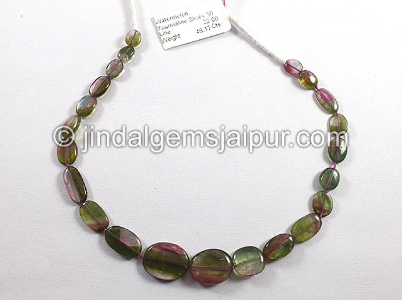 Watermelon Tourmaline Smooth Slices