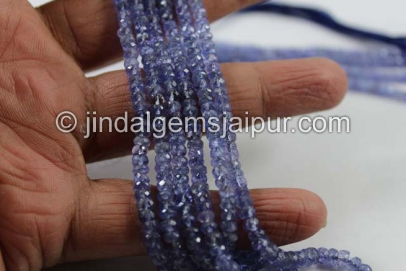 Tanzanite Faceted Roundelle