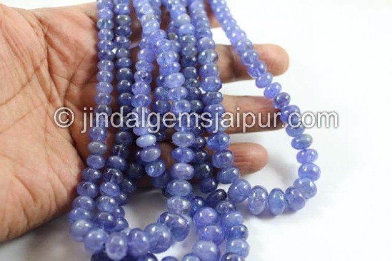 Tanzanite Far Smooth Roundelle Beads
