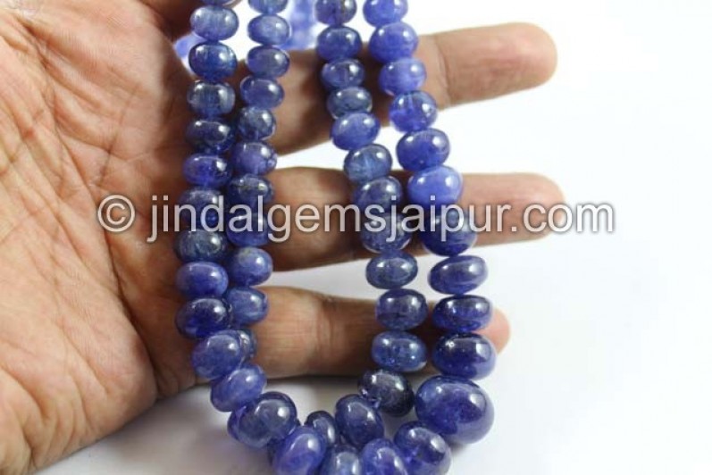 Tanzanite Far Smooth Roundelle Beads