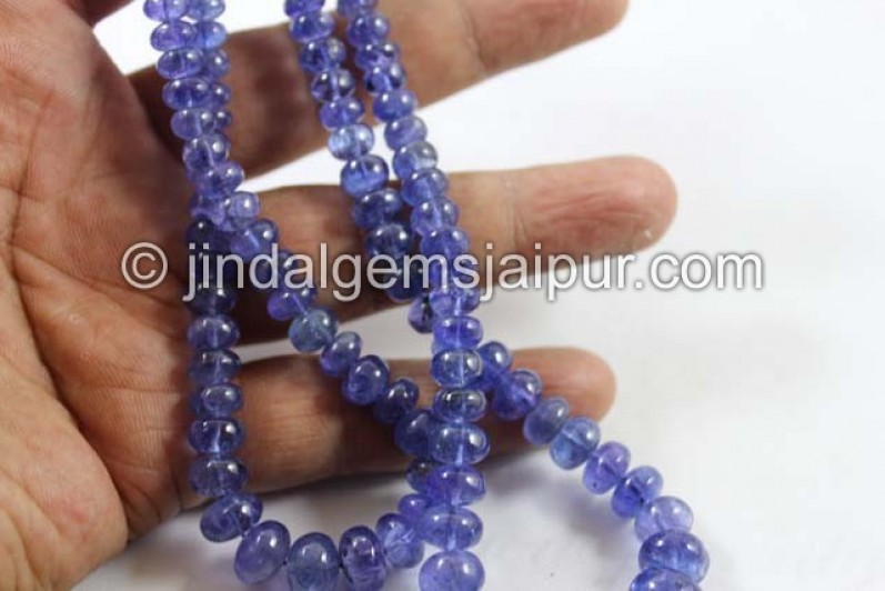 Tanzanite Far Smooth Roundelle Beads