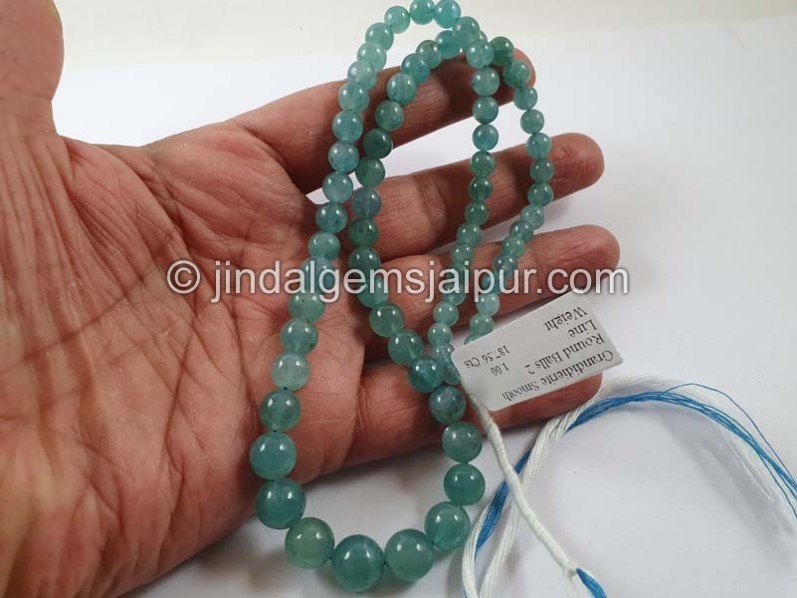 Paraiba Grandidierite Smooth Round Balls Beads