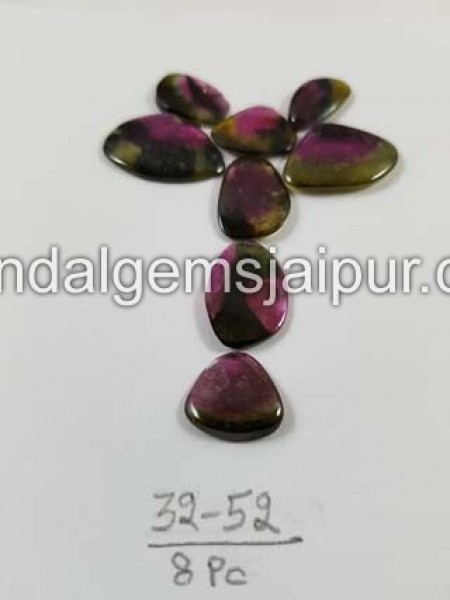 Watermelon Tourmaline Smooth Slices