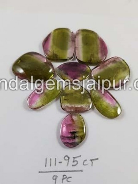 Watermelon Tourmaline Smooth Slices