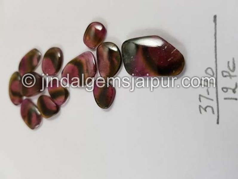 Watermelon Tourmaline Smooth Slices