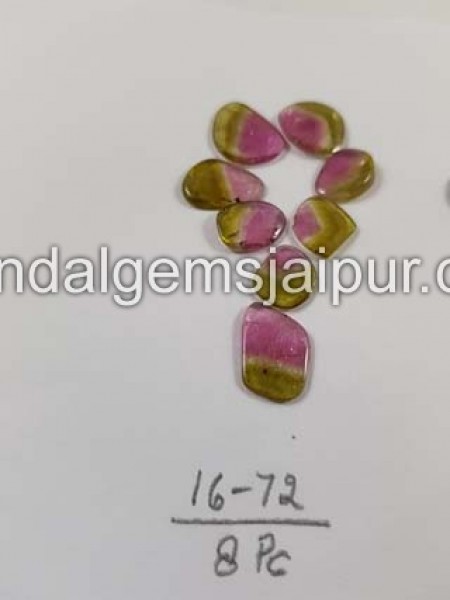 Watermelon Tourmaline Smooth Slices