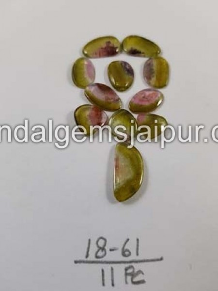Watermelon Tourmaline Smooth Slices