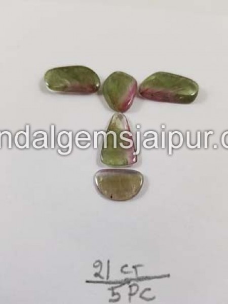 Watermelon Tourmaline Smooth Slices