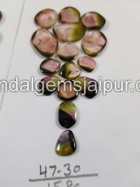 Watermelon Tourmaline Smooth Slices