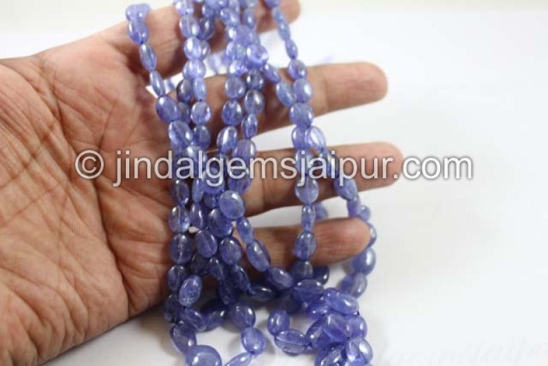 Tanzanite Smooth Oval Beads