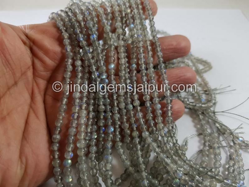 Labradorite Smooth Round Beads