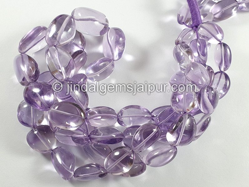 Pink Amethyst Smooth Nuggets Shape Beads