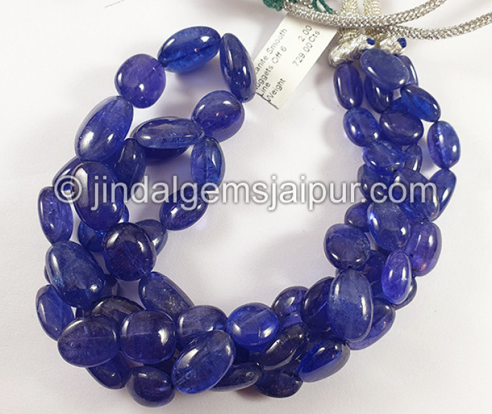 Tanzanite Smooth Nuggests Shape Beads