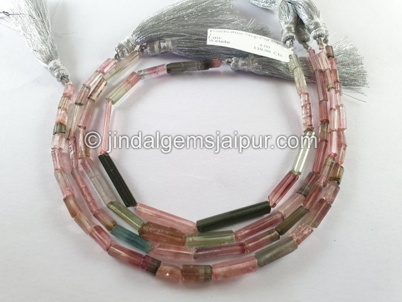 Tourmaline Smooth Pipe Beads