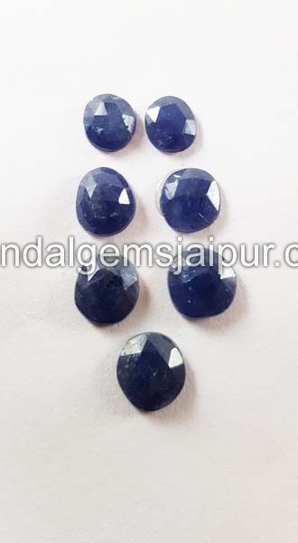 Blue Sapphire Rose Cut Slices