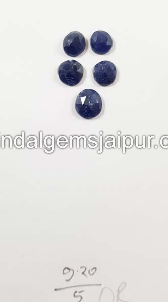 Blue Sapphire Rose Cut Slices