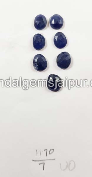 Blue Sapphire Rose Cut Slices