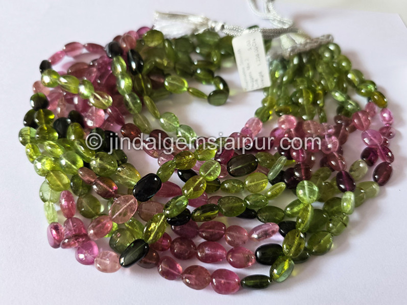Tourmaline Smooth Nuggets Mix Beads