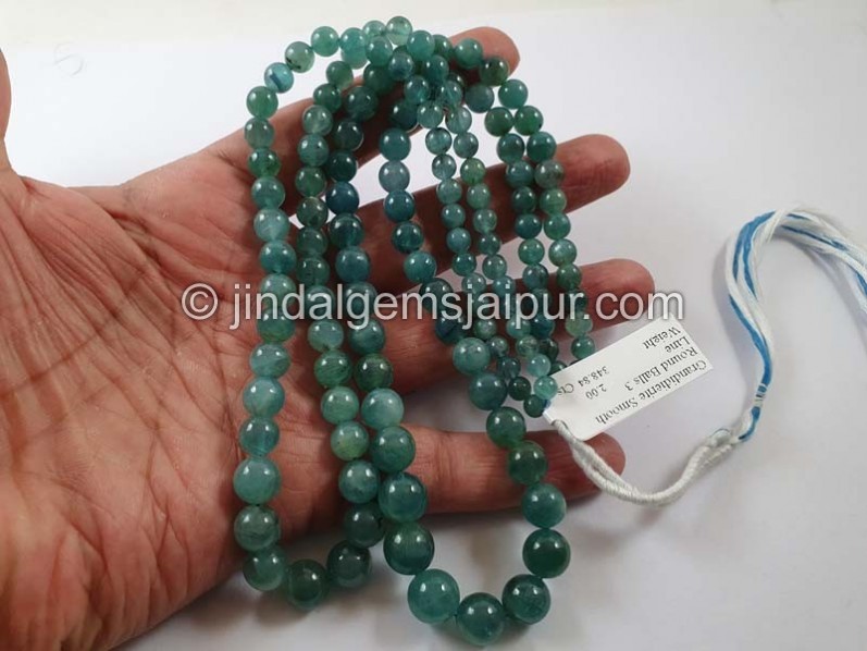 Grandidierite Smooth Round Balls Beads