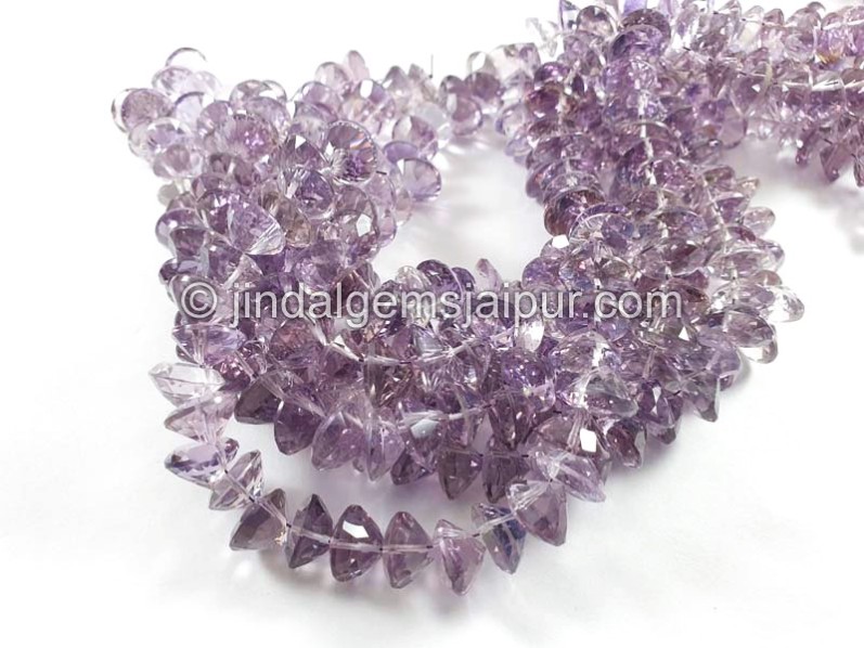 Amethyst Cut Round Shape Big Beads