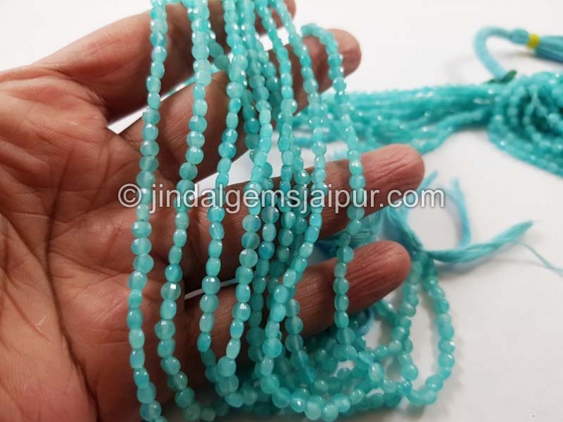 Amazonite  Micro Cut Coin Beads