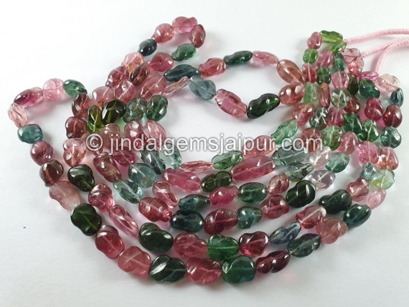 Tourmaline Smooth Irregular Nugget Beads