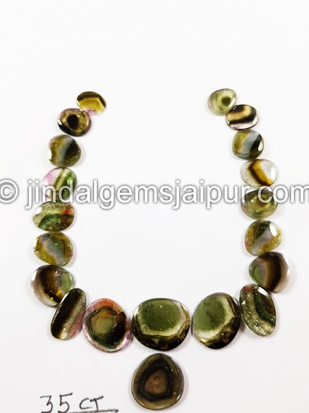Watermelon Tourmaline Smooth Slices