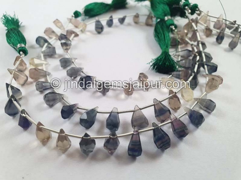 Fluorite Fancy Cut Drops Beads