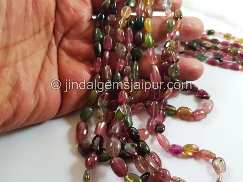Tourmaline Smooth Nugget Beads